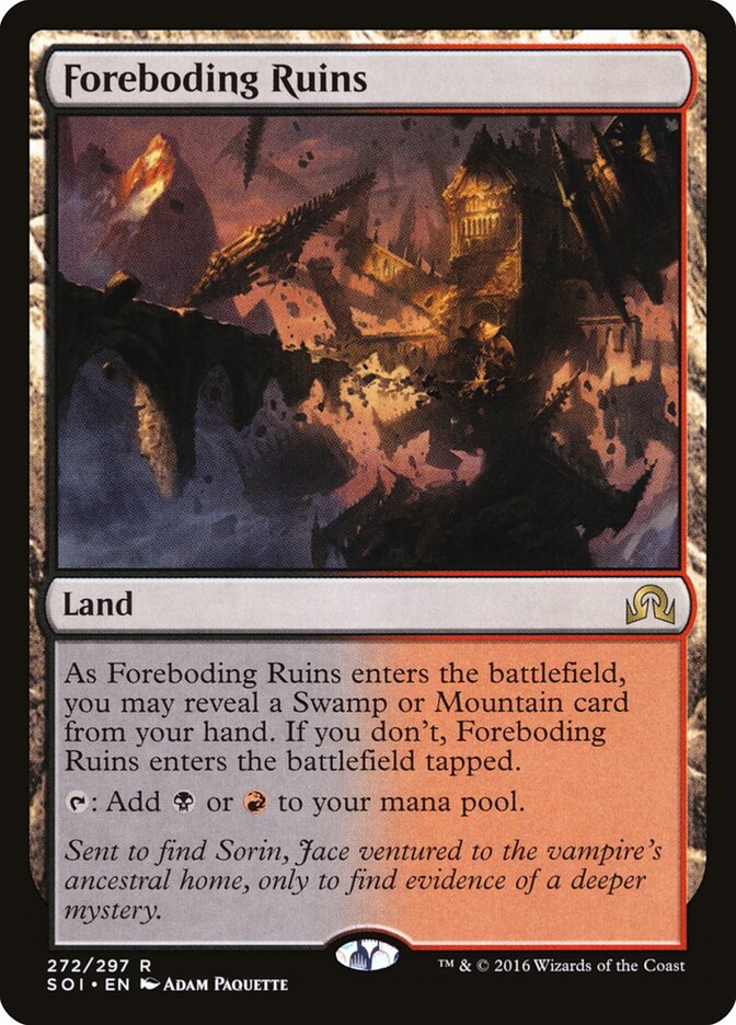 Ruínas Agourentas / Foreboding Ruins - Magic: The Gathering - MoxLand