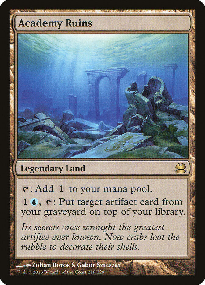 Ruínas da Academia / Academy Ruins - Magic: The Gathering - MoxLand