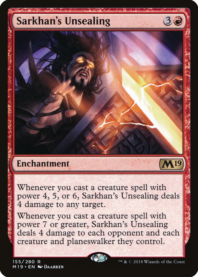 Ruptura de Sarkhan / Sarkhan's Unsealing - Magic: The Gathering - MoxLand