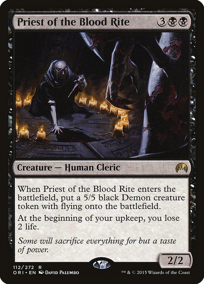 Sacerdote do Ritual de Sangue / Priest of the Blood Rite - Magic: The Gathering - MoxLand