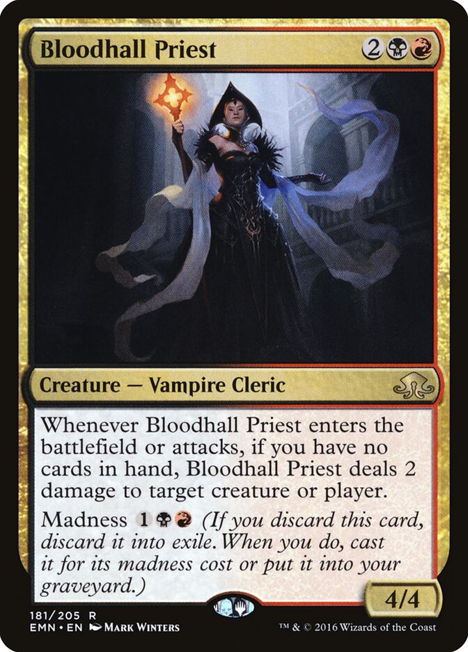 Sacerdotisa do Salão do Sangue / Bloodhall Priest - Magic: The Gathering - MoxLand