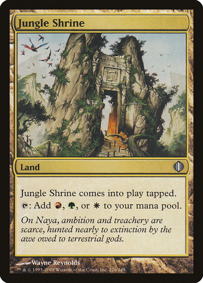 Sacrário da Selva / Jungle Shrine - Magic: The Gathering - MoxLand
