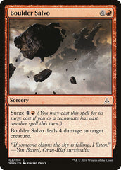 Salva de Pedregulhos / Boulder Salvo - Magic: The Gathering - MoxLand
