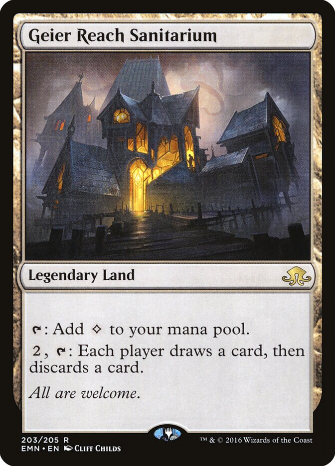 Sanatório da Cordilheira de Geier / Geier Reach Sanitarium - Magic: The Gathering - MoxLand