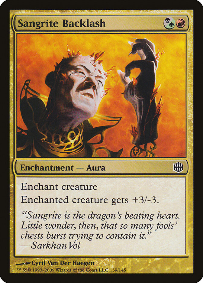 Reação a Sangrite / Sangrite Backlash - Magic: The Gathering - MoxLand