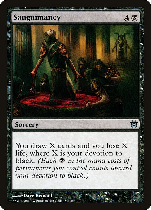 Sanguimancia / Sanguimancy - Magic: The Gathering - MoxLand