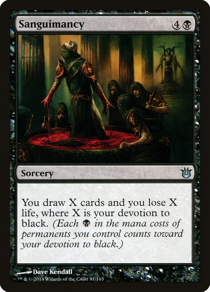 Sanguimancia / Sanguimancy - Magic: The Gathering - MoxLand