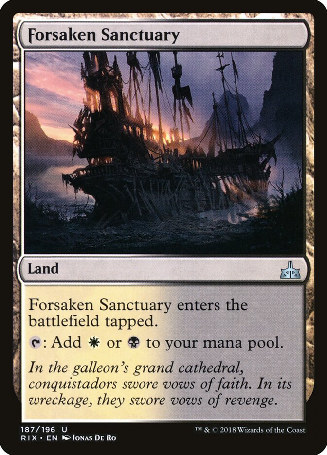 Santuário Abandonado / Forsaken Sanctuary - Magic: The Gathering - MoxLand