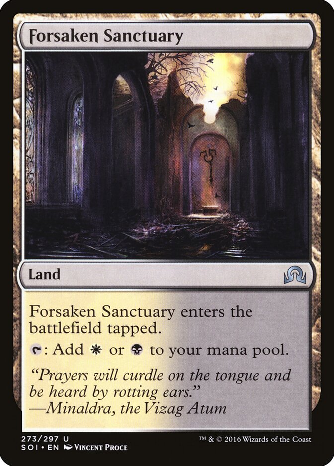 Santuário Abandonado / Forsaken Sanctuary - Magic: The Gathering - MoxLand