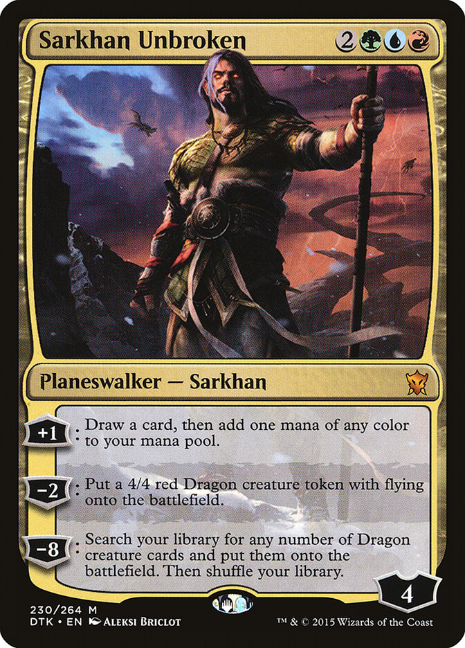 Sarkhan Revigorado / Sarkhan Unbroken - Magic: The Gathering - MoxLand