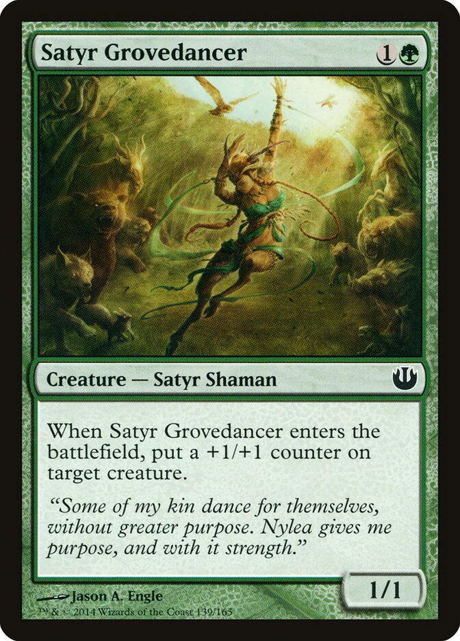 Sátiro Dançarino do Bosque / Satyr Grovedancer - Magic: The Gathering - MoxLand