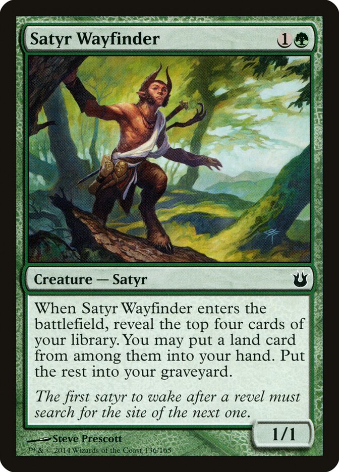 Sátiro Trilheiro / Satyr Wayfinder - Magic: The Gathering - MoxLand
