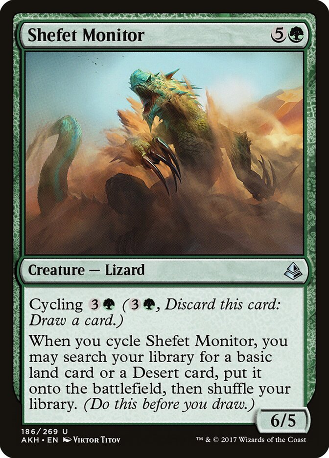 Sáurio do Shefet / Shefet Monitor - Magic: The Gathering - MoxLand