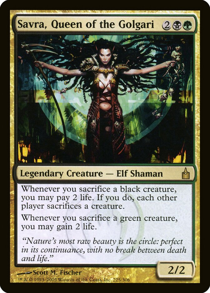 Savra, Rainha dos Golgari / Savra, Queen of the Golgari - Magic: The Gathering - MoxLand