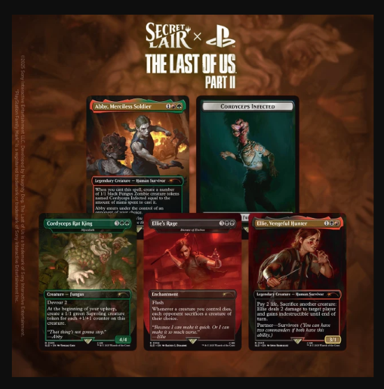 Secret Lair x The Last of Us Part II - Magic: The Gathering - MoxLand
