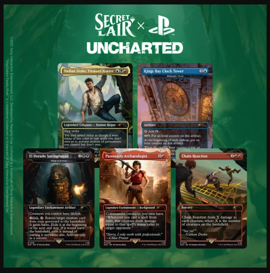 Secret Lair x Uncharted - Magic: The Gathering - MoxLand