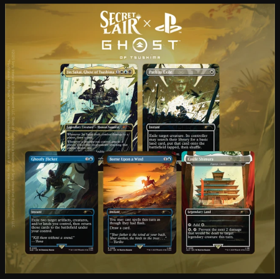 Secret Lair x Ghost of Tsushima - Magic: The Gathering - MoxLand