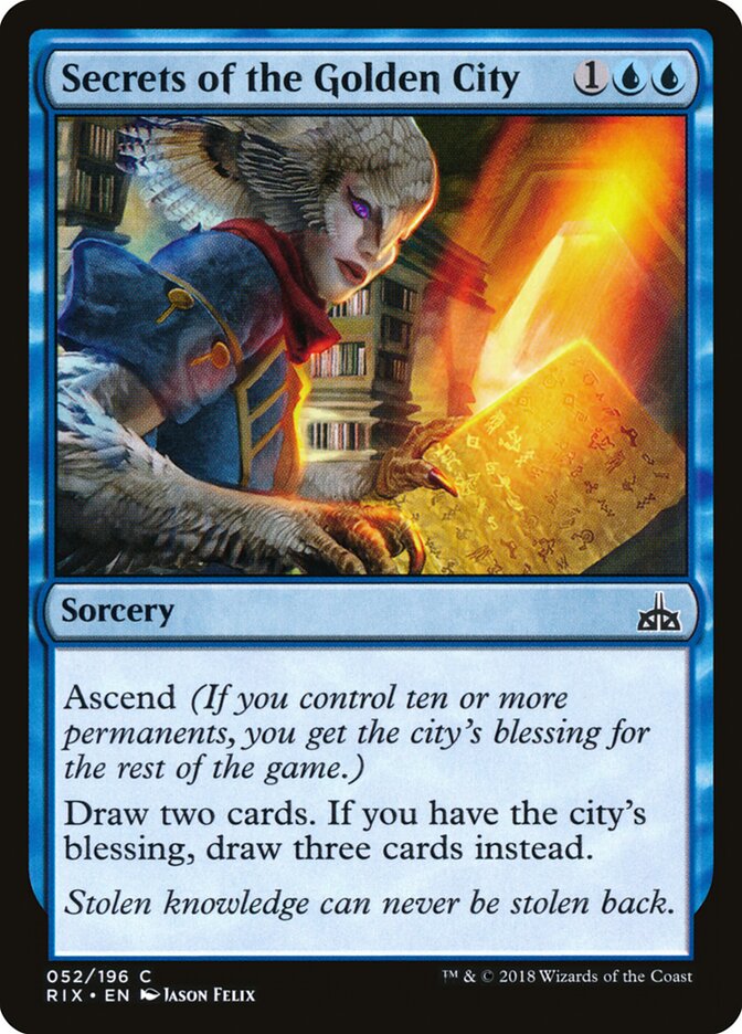 Segredos da Cidade Dourada / Secrets of the Golden City - Magic: The Gathering - MoxLand