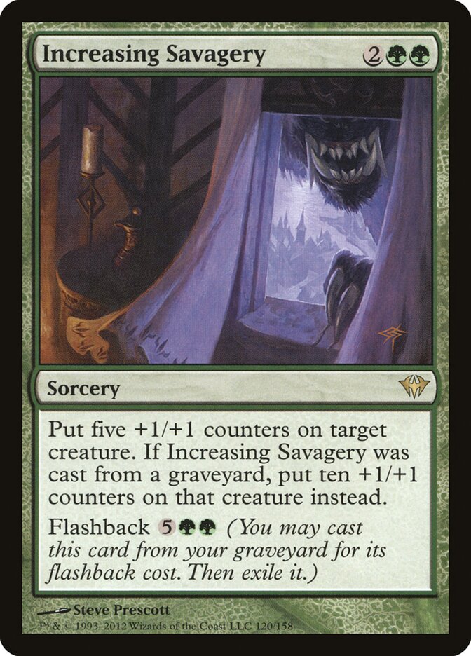Selvageria Crescente / Increasing Savagery - Magic: The Gathering - MoxLand