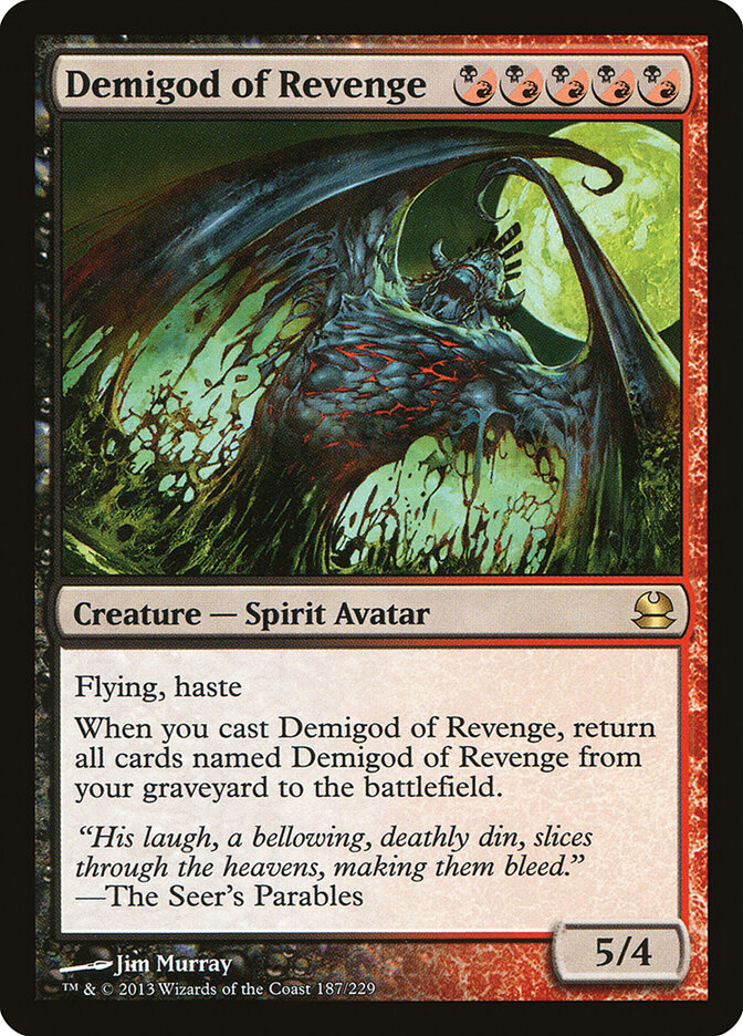 Semideus da Vingança / Demigod of Revenge - Magic: The Gathering - MoxLand