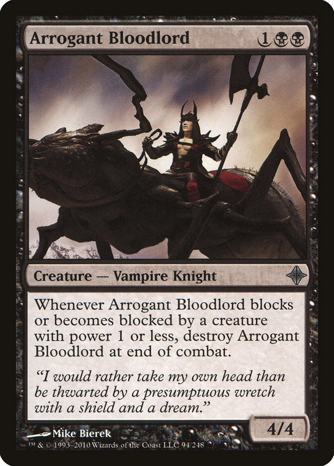Senhor Vampiro Arrogante / Arrogant Bloodlord - Magic: The Gathering - MoxLand
