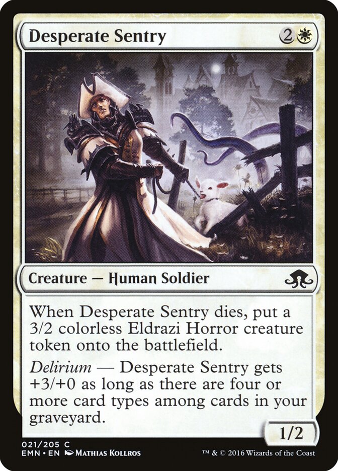 Sentinela Desesperada / Desperate Sentry - Magic: The Gathering - MoxLand