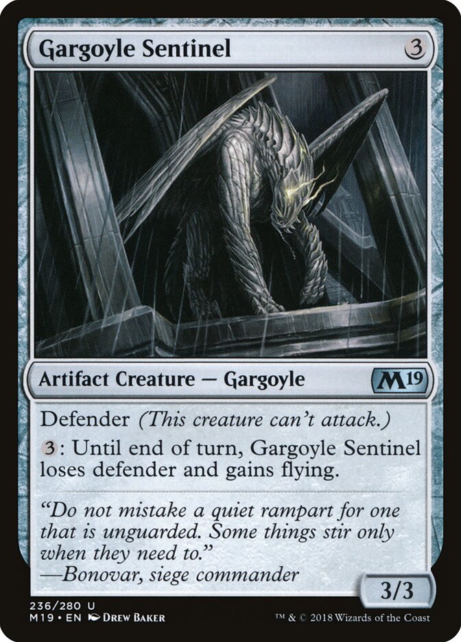 Sentinela Gárgula / Gargoyle Sentinel - Magic: The Gathering - MoxLand
