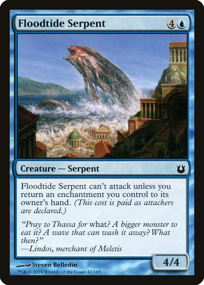 Serpente da Maré Cheia / Floodtide Serpent - Magic: The Gathering - MoxLand