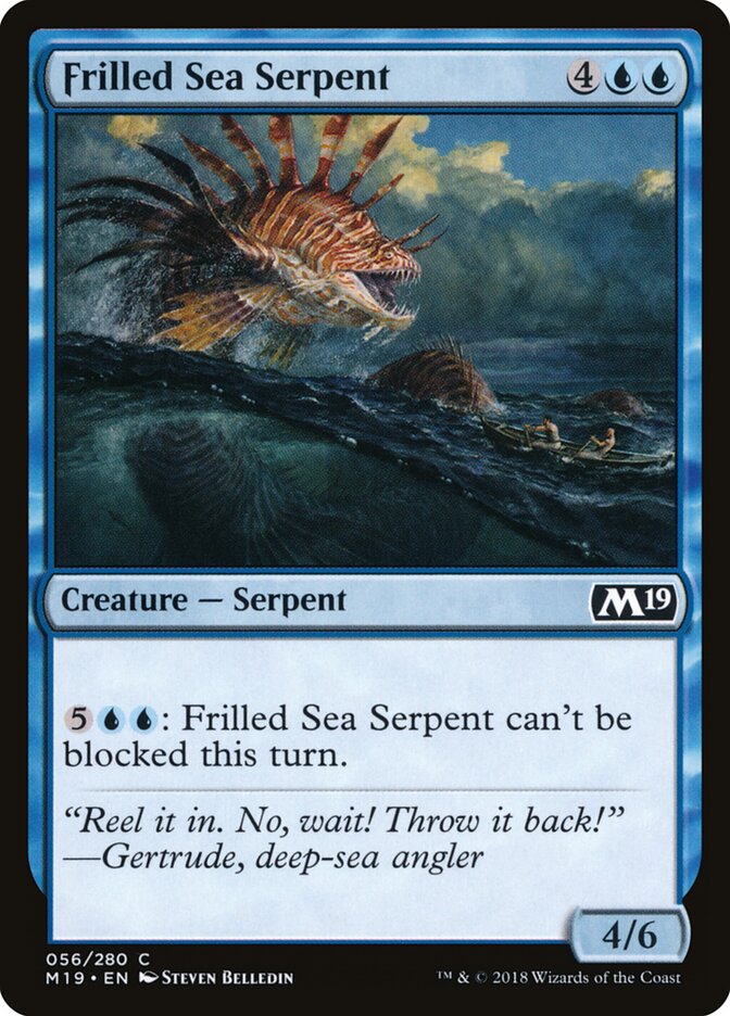 Serpente do Mar Franjada / Frilled Sea Serpent - Magic: The Gathering - MoxLand