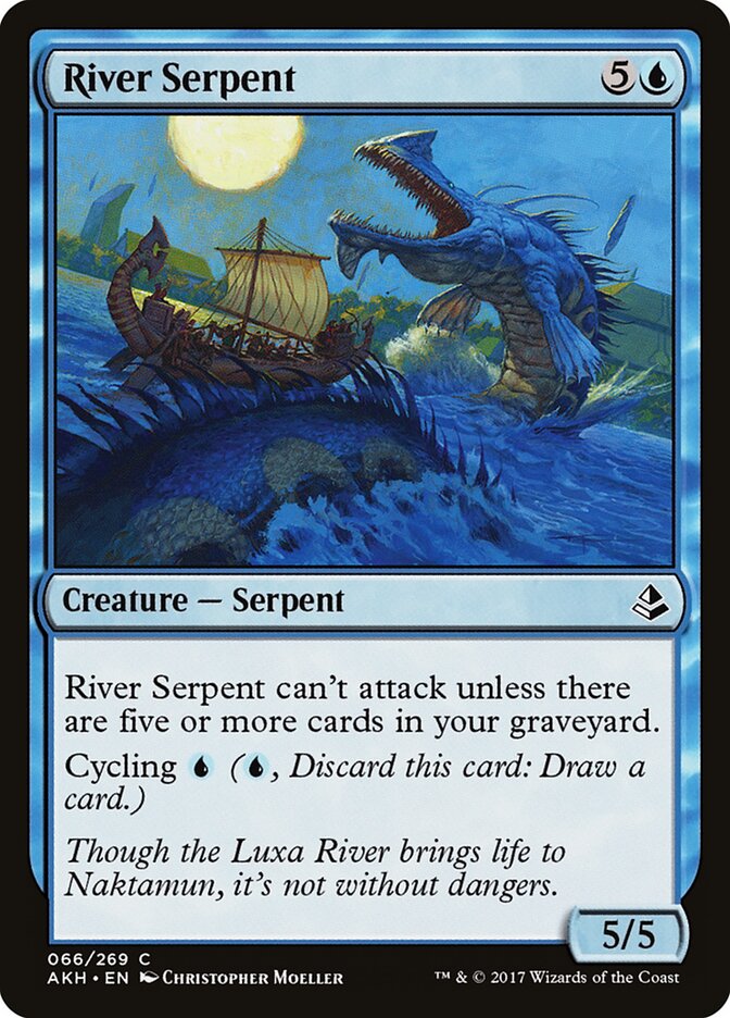Serpente do Rio / River Serpent - Magic: The Gathering - MoxLand