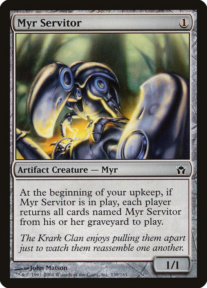 Serviçal Myr / Myr Servitor - Magic: The Gathering - MoxLand