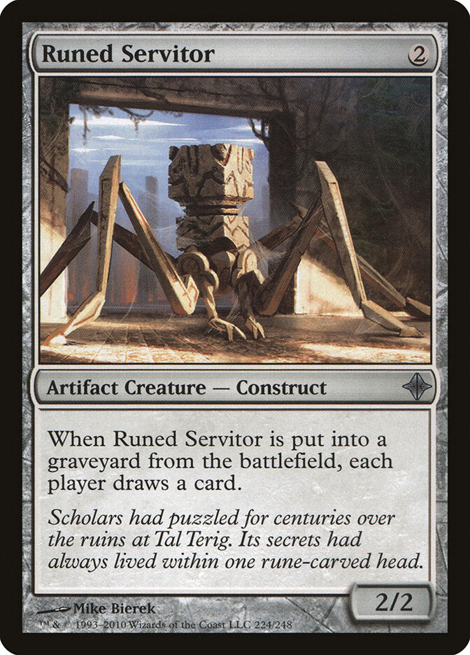 Serviçal Rúnico / Runed Servitor - Magic: The Gathering - MoxLand