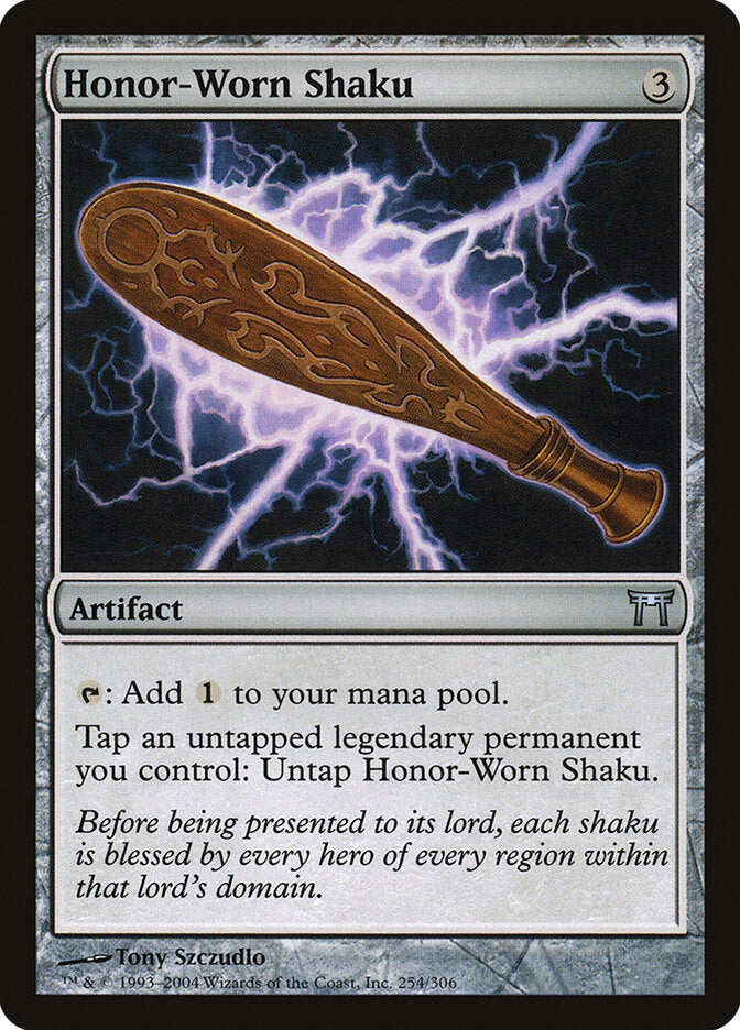 Shaku da Honra Desgastada / Honor-Worn Shaku - Magic: The Gathering - MoxLand