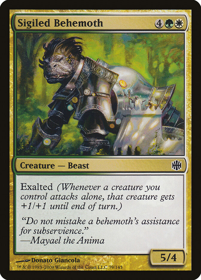 Behemoth Insigne / Sigiled Behemoth - Magic: The Gathering - MoxLand