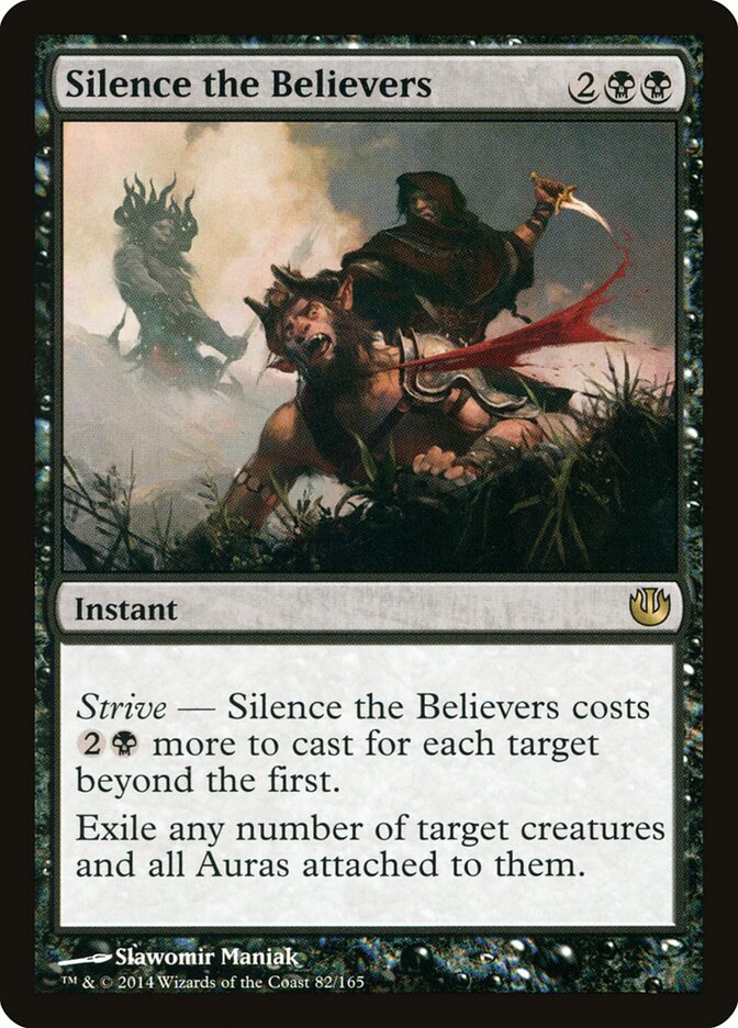 Silenciar os Crentes / Silence the Believers - Magic: The Gathering - MoxLand