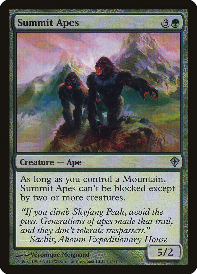 Símios do Pico / Summit Apes - Magic: The Gathering - MoxLand