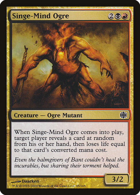Ogre da Mente Chamuscada / Singe-Mind Ogre - Magic: The Gathering - MoxLand