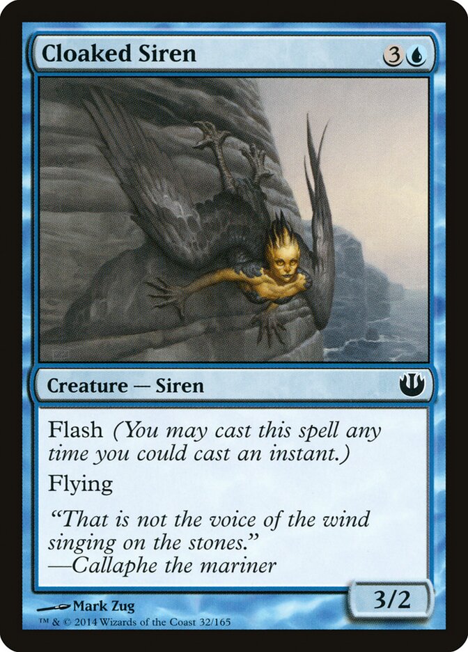 Sirena Camuflada / Cloaked Siren - Magic: The Gathering - MoxLand