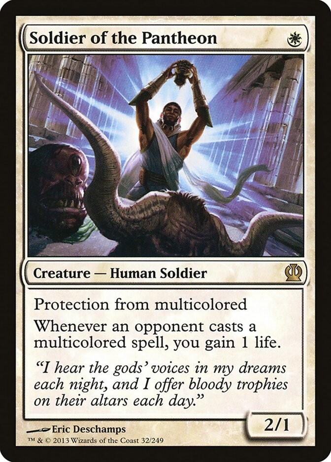 Soldado do Panteão / Soldier of the Pantheon - Magic: The Gathering - MoxLand
