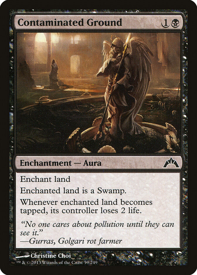 Solo Contaminado / Contaminated Ground - Magic: The Gathering - MoxLand