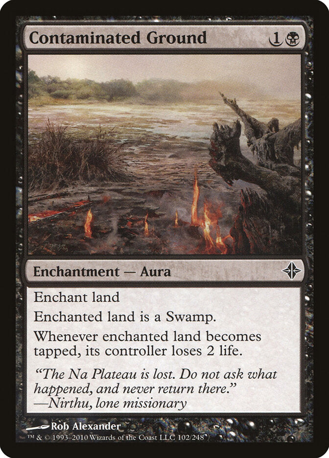 Solo Contaminado / Contaminated Ground - Magic: The Gathering - MoxLand
