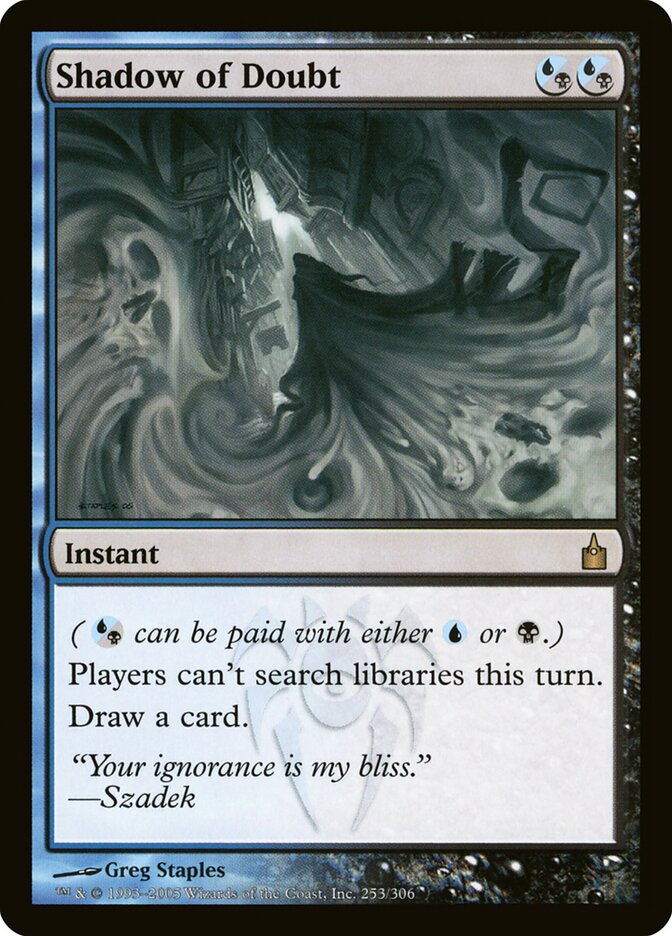 Sombra de Dúvida / Shadow of Doubt - Magic: The Gathering - MoxLand