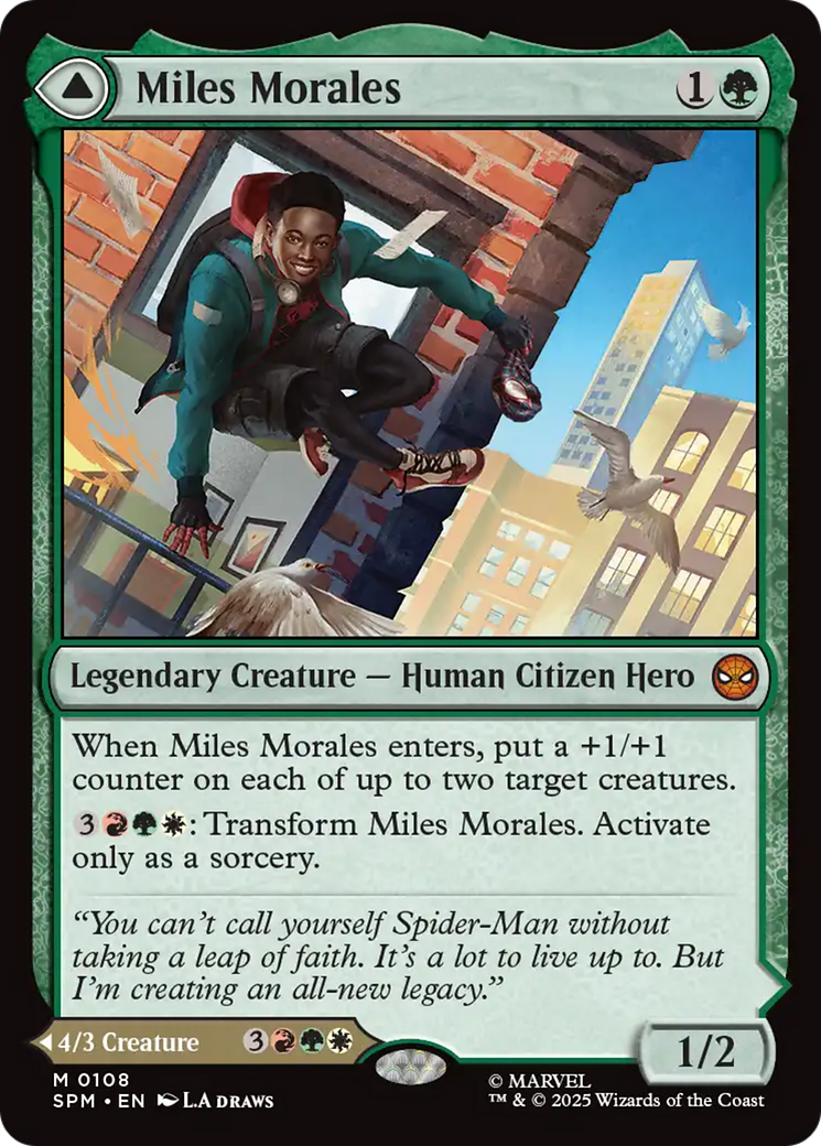 Miles Morales / Ultimate Spider-Man - Magic: The Gathering - MoxLand
