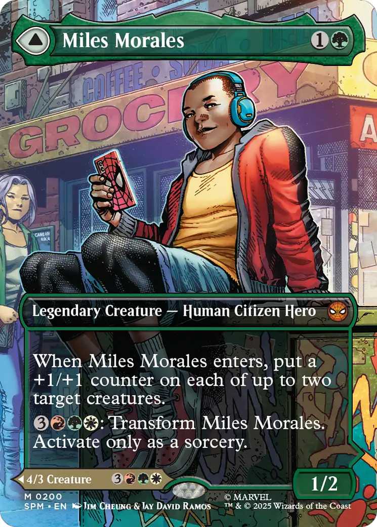 Miles Morales / Ultimate Spider-Man - Magic: The Gathering - MoxLand