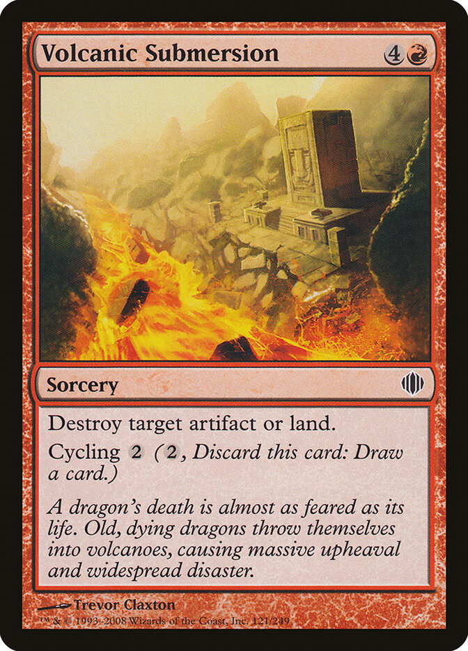 Submersão Vulcânica / Volcanic Submersion - Magic: The Gathering - MoxLand