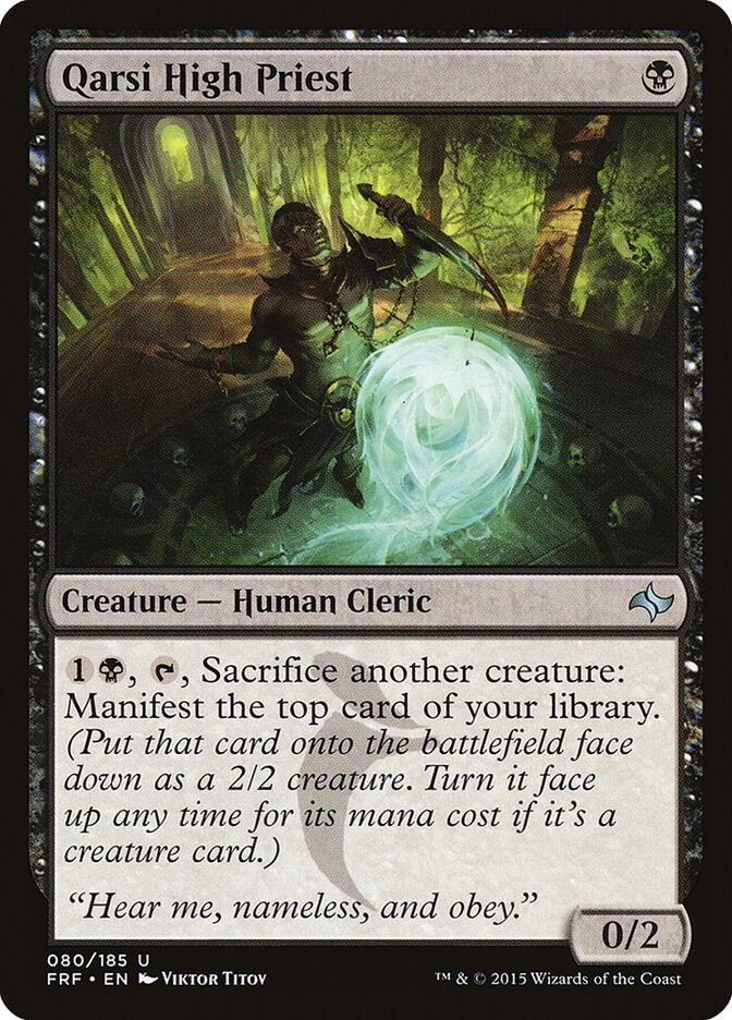 Sumo Sacerdote de Qarsi / Qarsi High Priest - Magic: The Gathering - MoxLand