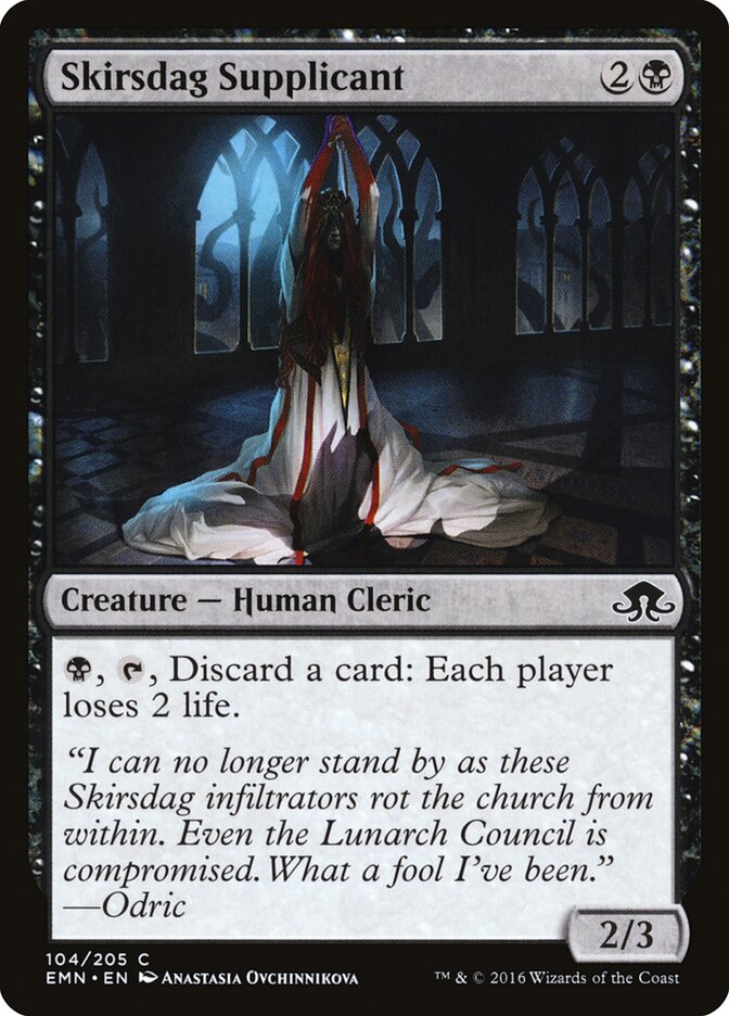 Suplicante Skirsdag / Skirsdag Supplicant - Magic: The Gathering - MoxLand