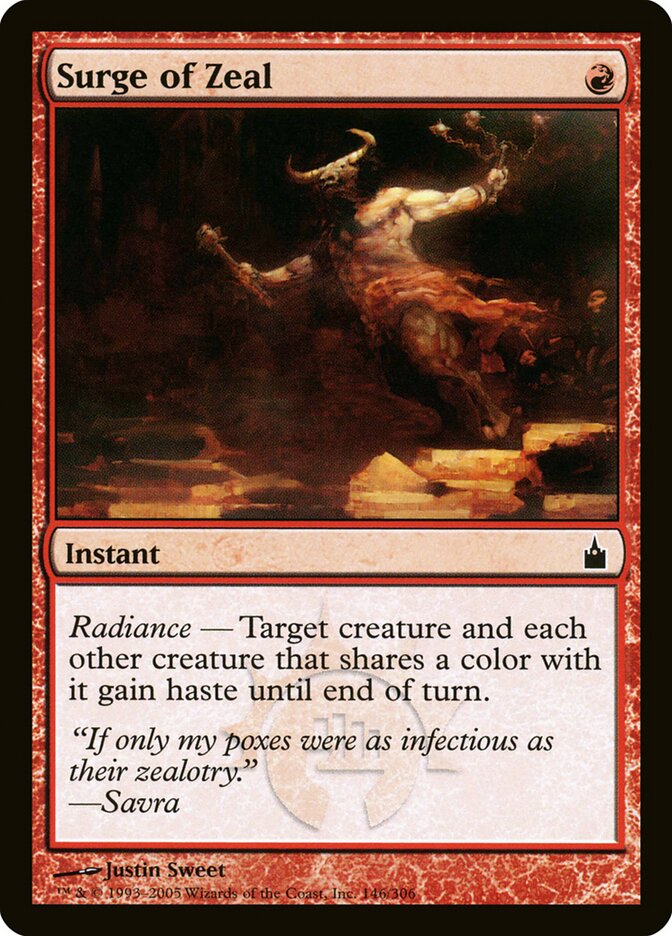 Surto de Zelo / Surge of Zeal - Magic: The Gathering - MoxLand