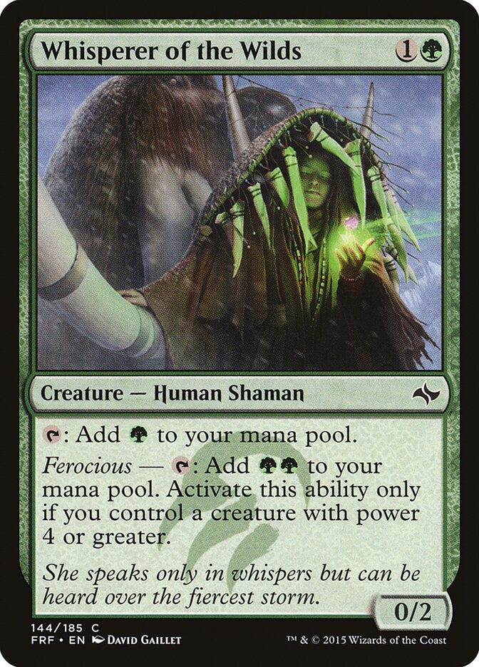 Sussurradora das Selvas / Whisperer of the Wilds - Magic: The Gathering - MoxLand