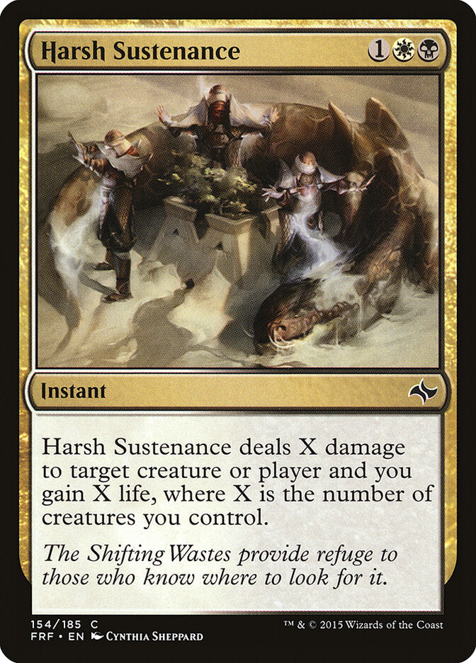 Sustento Árduo / Harsh Sustenance - Magic: The Gathering - MoxLand